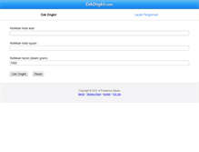 Tablet Screenshot of cekongkir.com